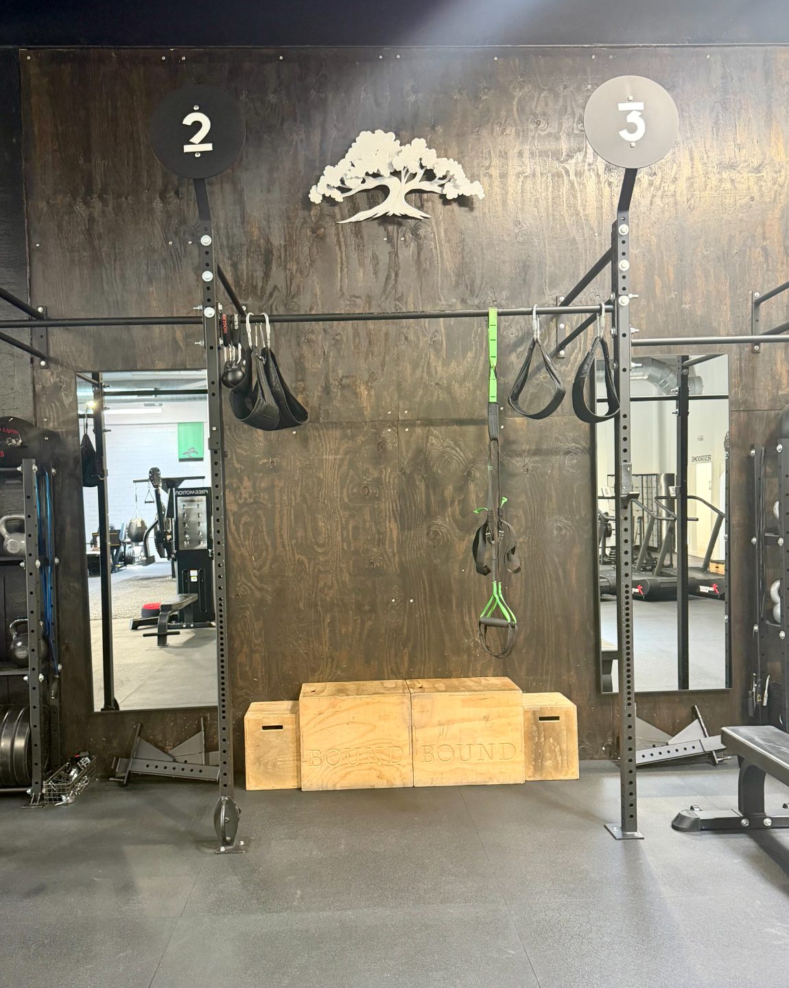 The Longevity training floor and amenities